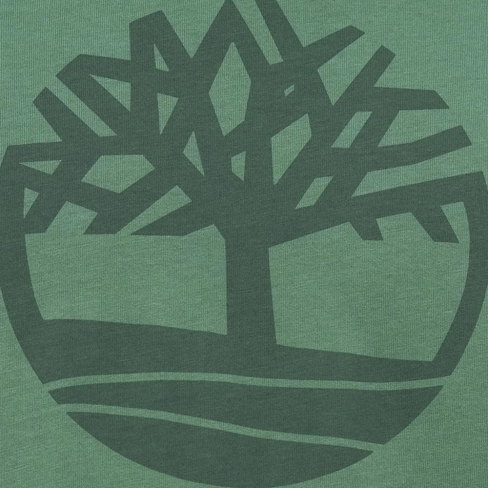 TIMBERLAND</br>Timberland SS Kennebec Tree Logo Regular Tee A2C2R-A6Z Ανδρικό T-shirt Πράσινο
