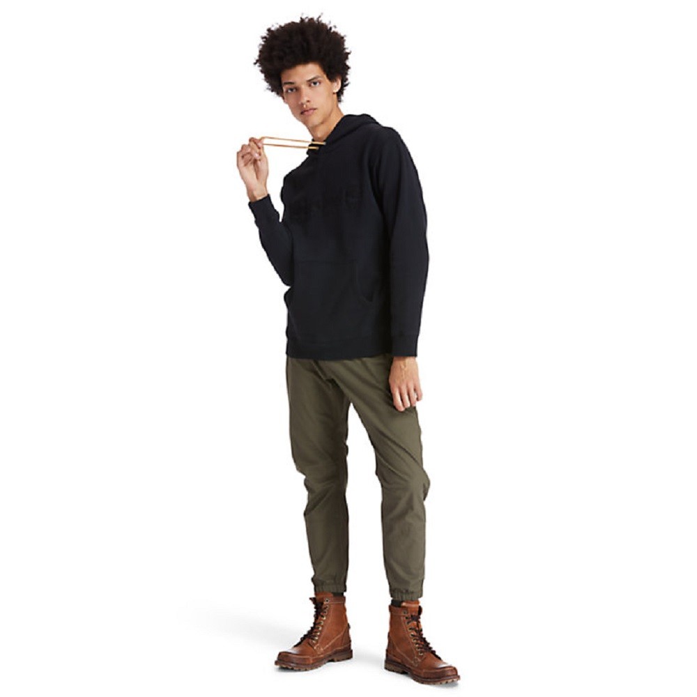 TIMBERLAND</br>Ανδρικό Φούτερ Μαύρο Outdoor Heritage Est.1973 Hoodie A2CRM-001 Timberland TIMBERLAND</br>Ανδρικό Φούτερ Μαύρο Outdoor Heritage Est.1973 Hoodie A2CRM-001 Timberland