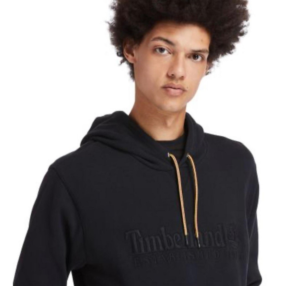TIMBERLAND</br>Ανδρικό Φούτερ Μαύρο Outdoor Heritage Est.1973 Hoodie A2CRM-001 Timberland TIMBERLAND</br>Ανδρικό Φούτερ Μαύρο Outdoor Heritage Est.1973 Hoodie A2CRM-001 Timberland