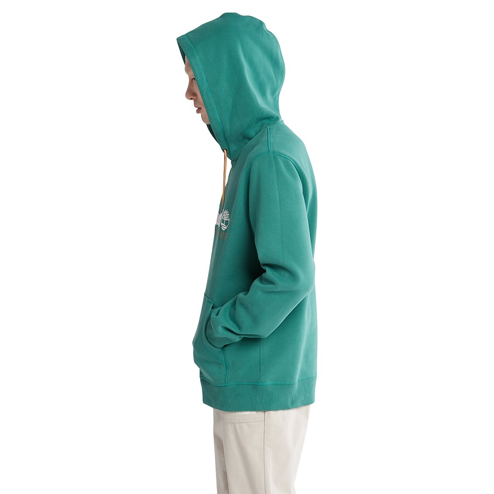 TIMBERLAND</br>Ανδρικό Φούτερ Πράσινο Outdoor Heritage Est.1973 Hoodie A2CRM-CY4 Timberland TIMBERLAND</br>Ανδρικό Φούτερ Πράσινο Outdoor Heritage Est.1973 Hoodie A2CRM-CY4 Timberland