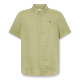 TIMBERLAND</br>Timberland SS Mill Brook Linen Shirt Slim A2DCC-BQ0 Ανδρικό Πουκάμισο Χακί Λινό