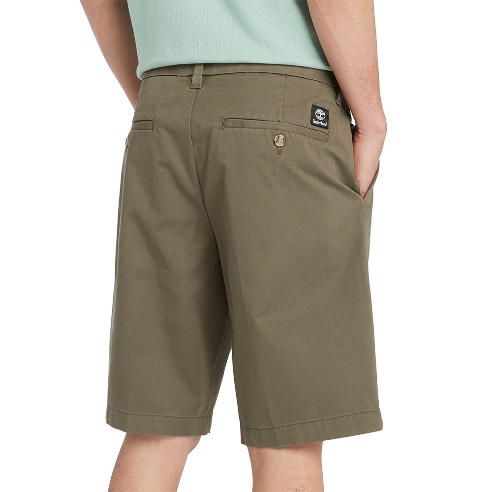 TIMBERLAND</br>Ανδρική Βερμούδα Χακί Squam Lake Stretch Twill Chino Short 10in Straight A2DFM-A58 Timberland