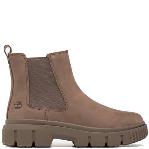 Timberland Greyfield Mid Chelsea Boot A2FK2-EM5 Γυναικεία Μποτάκια Καφέ Δέρμα Nubuck