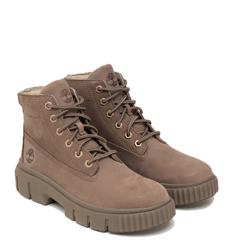 TIMBERLAND</br>Timberland Greyfield Mid Lace Up Boot A2FT6-EM5 Γυναικεία Μποτάκια Καφέ Δέρμα Nubuck TIMBERLAND</br>Timberland Greyfield Mid Lace Up Boot A2FT6-EM5 Γυναικεία Μποτάκια Καφέ Δέρμα Nubuck