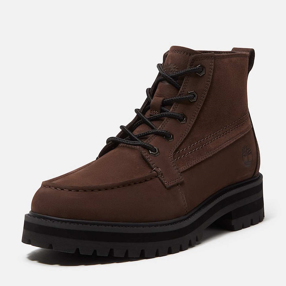 TIMBERLAND</br>Timberland Britton Drive Mid Lace Boot A2MUQ-W07 Ανδρικά Μποτάκια Καφέ Δέρμα Nubuck TIMBERLAND</br>Timberland Britton Drive Mid Lace Boot A2MUQ-W07 Ανδρικά Μποτάκια Καφέ Δέρμα Nubuck