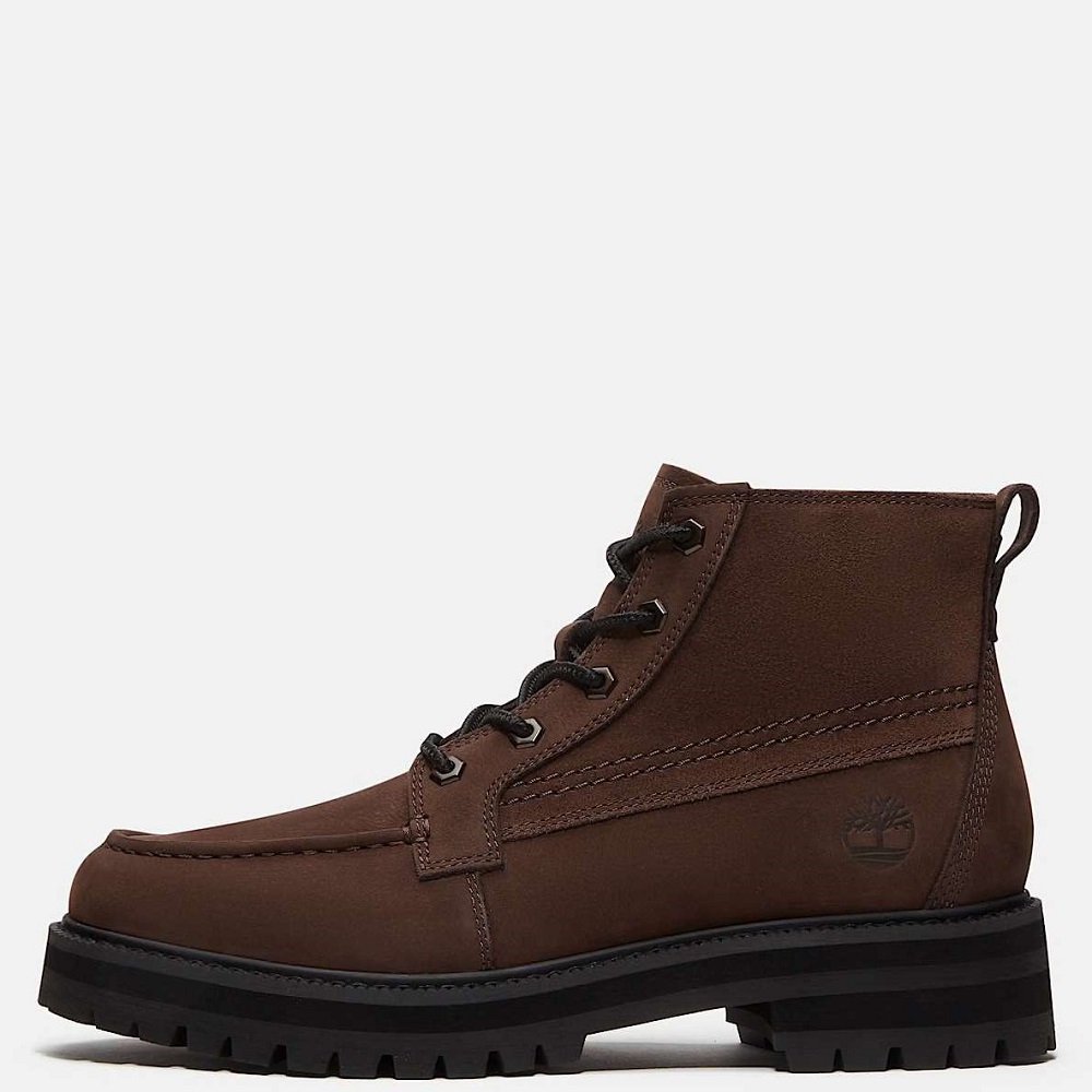 TIMBERLAND</br>Timberland Britton Drive Mid Lace Boot A2MUQ-W07 Ανδρικά Μποτάκια Καφέ Δέρμα Nubuck TIMBERLAND</br>Timberland Britton Drive Mid Lace Boot A2MUQ-W07 Ανδρικά Μποτάκια Καφέ Δέρμα Nubuck