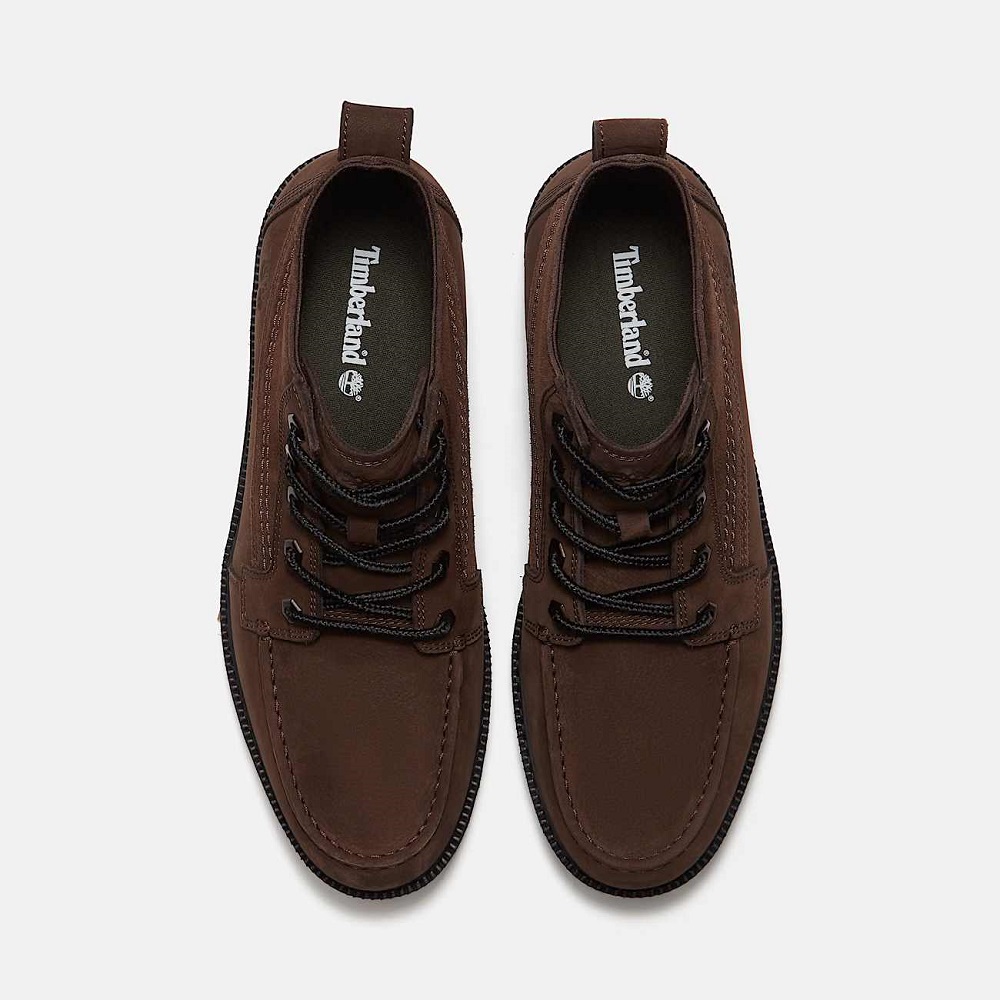 TIMBERLAND</br>Timberland Britton Drive Mid Lace Boot A2MUQ-W07 Ανδρικά Μποτάκια Καφέ Δέρμα Nubuck TIMBERLAND</br>Timberland Britton Drive Mid Lace Boot A2MUQ-W07 Ανδρικά Μποτάκια Καφέ Δέρμα Nubuck