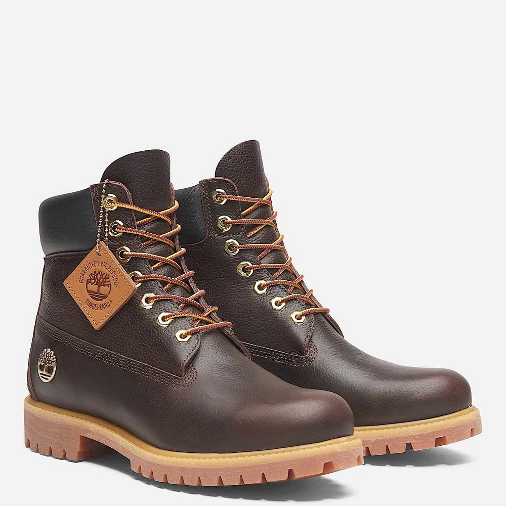 TIMBERLAND</br>Timberland Premium 6inch Waterproof Boot A2P6W-EXU Ανδρικά Μποτάκια Καφέ Δέρμα TIMBERLAND</br>Timberland Premium 6inch Waterproof Boot A2P6W-EXU Ανδρικά Μποτάκια Καφέ Δέρμα
