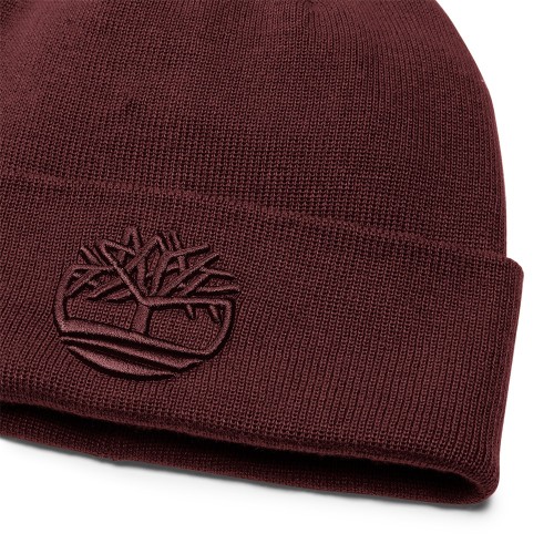 Ανδρικός Σκούφος Μπορντώ Tonal 3D Embroidery Beanie A2PJR-I30 Timberland