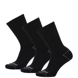 Ανδρικές Κάλτσες Μαύρο All Gender 3Pack Bowden Crew Socks A2PTT-001 Timberland