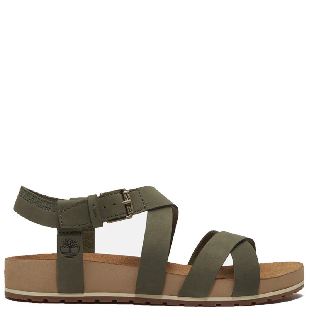 TIMBERLAND</br>Timberland Malibu Waves Backstrap Sandal A2QTF-EO6 Γυναικεία Σανδάλια Πράσινο Δέρμα