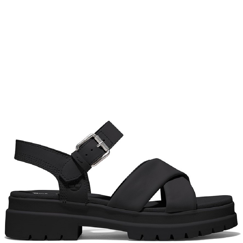 TIMBERLAND</br>Γυναικεία Πέδιλα Μαύρο Δέρμα London Vibe Ankle Strap Sandal A2QVJ-015 Timberland TIMBERLAND</br>Γυναικεία Πέδιλα Μαύρο Δέρμα London Vibe Ankle Strap Sandal A2QVJ-015 Timberland