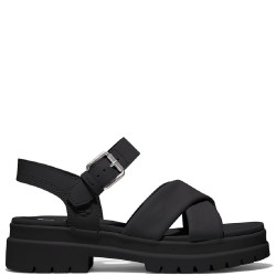 Γυναικεία Πέδιλα Μαύρο Δέρμα London Vibe Ankle Strap Sandal A2QVJ-015 Timberland