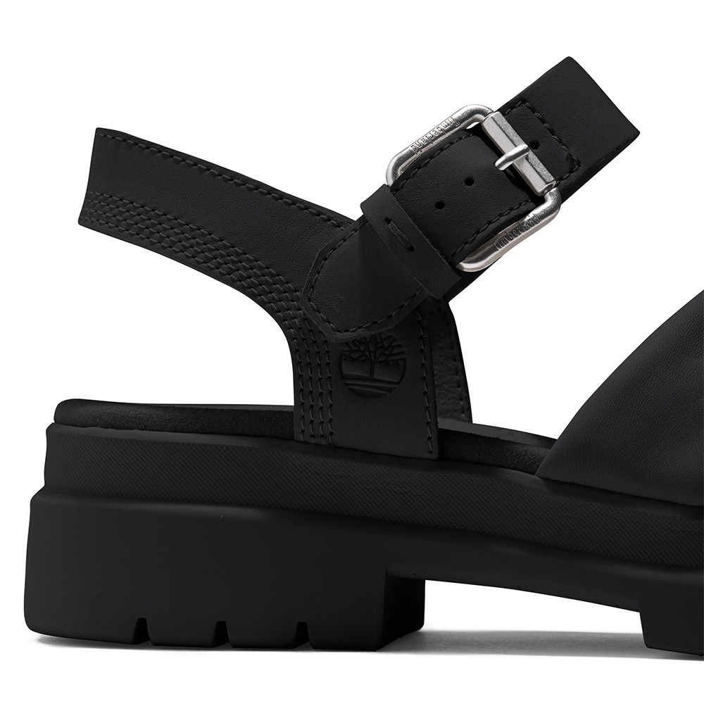 TIMBERLAND</br>Γυναικεία Πέδιλα Μαύρο Δέρμα London Vibe Ankle Strap Sandal A2QVJ-015 Timberland TIMBERLAND</br>Γυναικεία Πέδιλα Μαύρο Δέρμα London Vibe Ankle Strap Sandal A2QVJ-015 Timberland