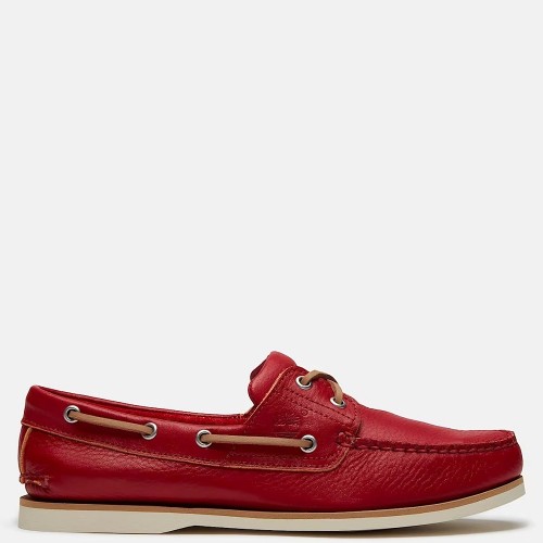 Timberland Classic Boat-shoe 2 Eye A4187-A7W Ανδρικά Boat-shoes/Ιστιοπλοϊκά Κόκκινο Δέρμα