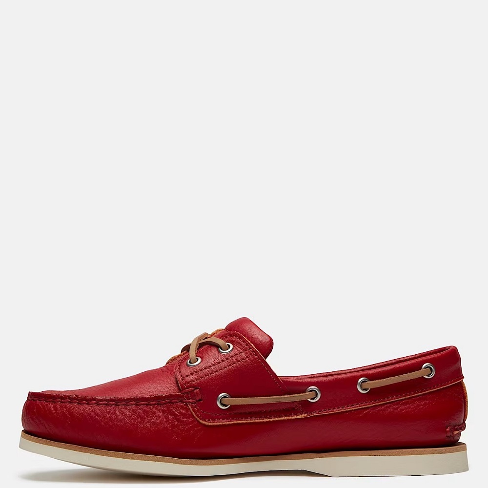 TIMBERLAND</br>Timberland Classic Boat-shoe 2 Eye A4187-A7W Ανδρικά Boat-shoes/Ιστιοπλοϊκά Κόκκινο Δέρμα TIMBERLAND</br>Timberland Classic Boat-shoe 2 Eye A4187-A7W Ανδρικά Boat-shoes/Ιστιοπλοϊκά Κόκκινο Δέρμα