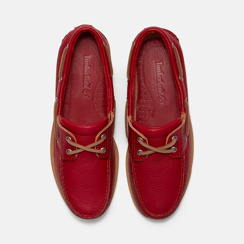 TIMBERLAND</br>Timberland Classic Boat-shoe 2 Eye A4187-A7W Ανδρικά Boat-shoes/Ιστιοπλοϊκά Κόκκινο Δέρμα TIMBERLAND</br>Timberland Classic Boat-shoe 2 Eye A4187-A7W Ανδρικά Boat-shoes/Ιστιοπλοϊκά Κόκκινο Δέρμα