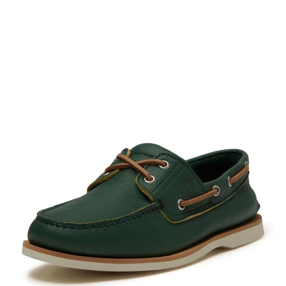 TIMBERLAND</br>Timberland Classic Boat-shoe 2 Eye A4187-ES5 Ανδρικά Boat-shoes/Ιστιοπλοϊκά Πράσινο Δέρμα