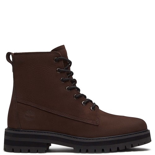 Timberland Britton Drive Mid Lace Boot A41CG-W07 Ανδρικά Μποτάκια Καφέ Δέρμα Nubuck