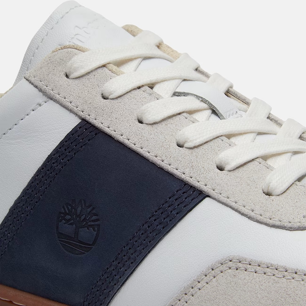 TIMBERLAND</br>Timberland Lisbon Street Low Lace A43GG-AFY Ανδρικά Sneakers Λευκό/Μπλε Δέρμα