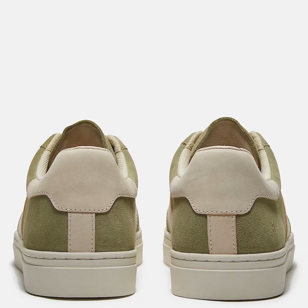 TIMBERLAND</br>Timberland Lisbon Street Low Lace A43GG-AHZ Ανδρικά Sneakers Πράσινο/Μπεζ Suede