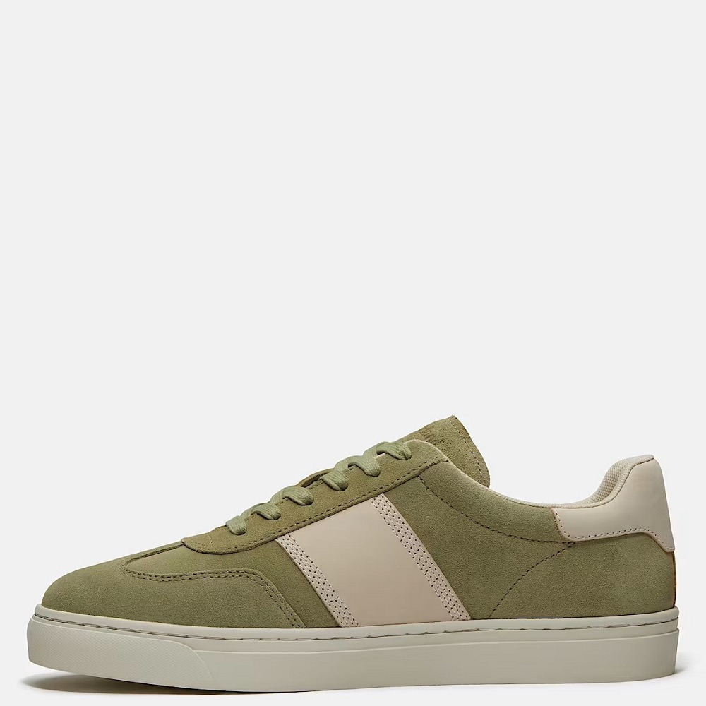 TIMBERLAND</br>Timberland Lisbon Street Low Lace A43GG-AHZ Ανδρικά Sneakers Πράσινο/Μπεζ Suede