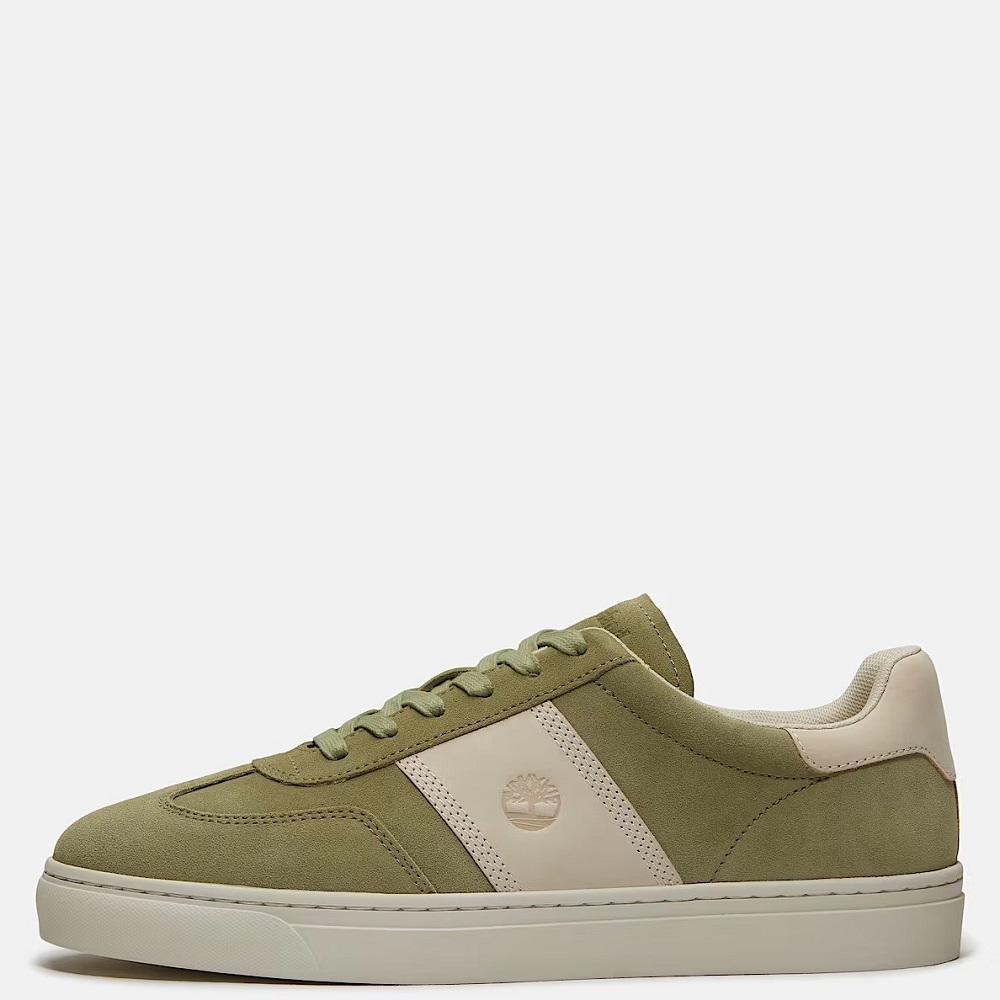 TIMBERLAND</br>Timberland Lisbon Street Low Lace A43GG-AHZ Ανδρικά Sneakers Πράσινο/Μπεζ Suede
