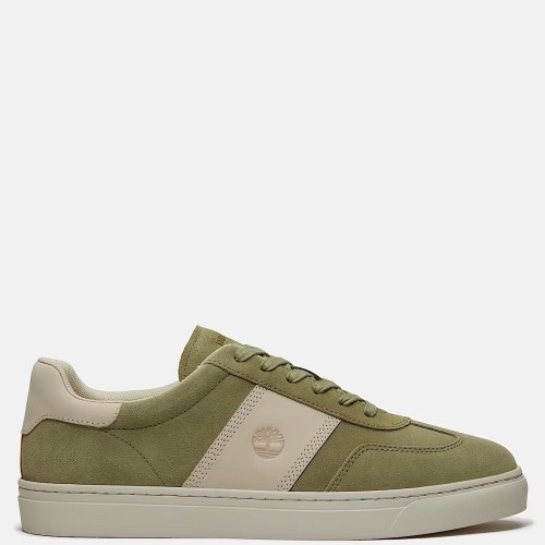 Timberland Lisbon Street Low Lace A43GG-AHZ Ανδρικά Sneakers Πράσινο/Μπεζ Suede
