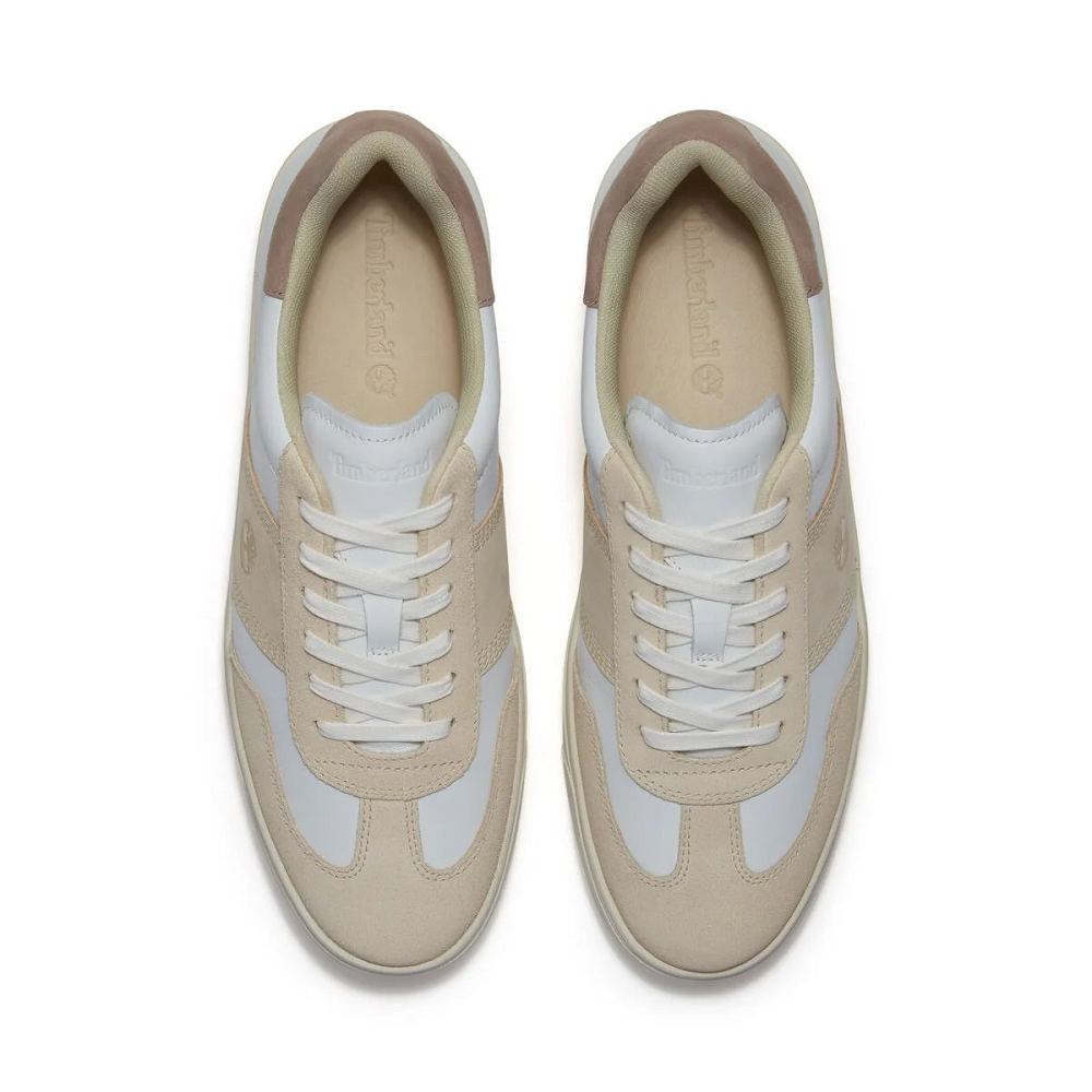 TIMBERLAND</br>Timberland Lisbon Street Low Lace A43GG-AI8 Ανδρικά Sneakers Λευκό/Μπεζ Δέρμα
