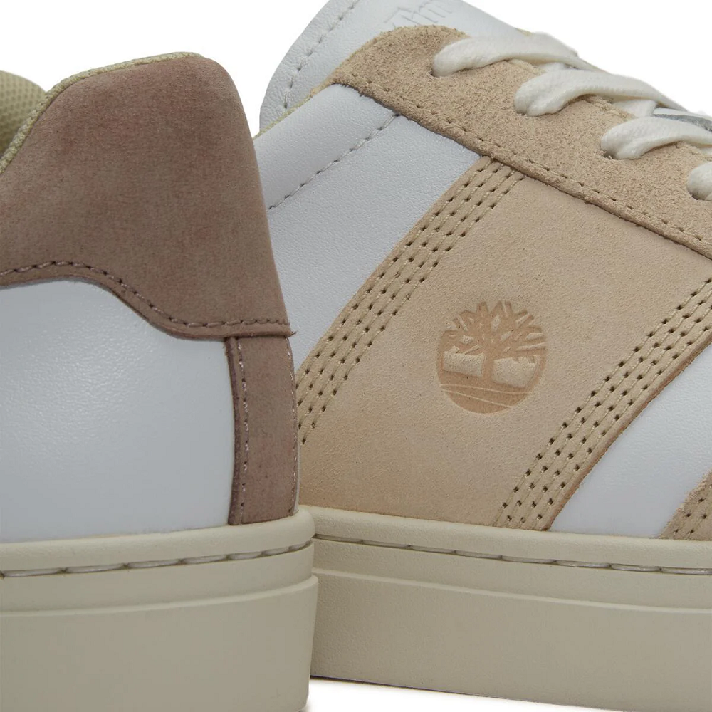TIMBERLAND</br>Timberland Lisbon Street Low Lace A43GG-AI8 Ανδρικά Sneakers Λευκό/Μπεζ Δέρμα