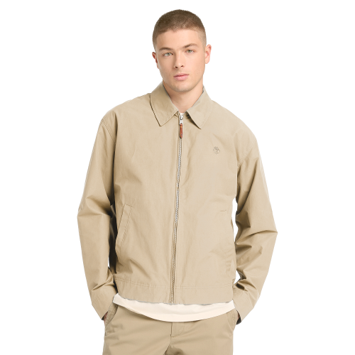 Timberland Stratham DWR Cotton Bomber A4495-Y94 Ανδρικό Μπουφάν Αδιάβροχο Μπεζ