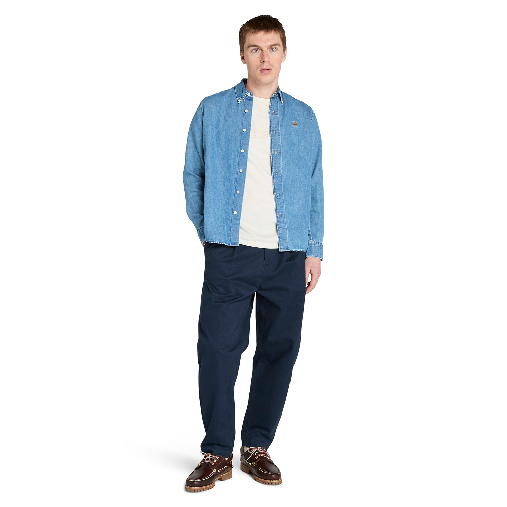 TIMBERLAND</br>Timberland Denim Shirt Regular A44UZ-A2V Ανδρικό Πουκάμισο Τζιν TIMBERLAND</br>Timberland Denim Shirt Regular A44UZ-A2V Ανδρικό Πουκάμισο Τζιν