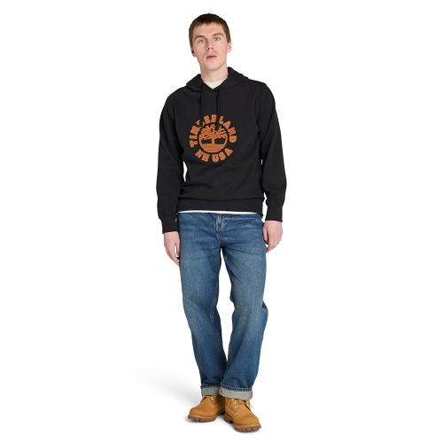 Timberland Holiday Graphic Hoodie A5MBT-001 Ανδρικό Φούτερ Μαύρο Timberland Holiday Graphic Hoodie A5MBT-001 Ανδρικό Φούτερ Μαύρο