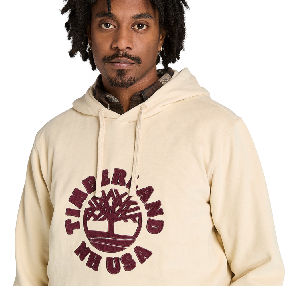 TIMBERLAND</br>Timberland Holiday Graphic Hoodie A5MBT-EFL Ανδρικό Φούτερ Μπεζ TIMBERLAND</br>Timberland Holiday Graphic Hoodie A5MBT-EFL Ανδρικό Φούτερ Μπεζ
