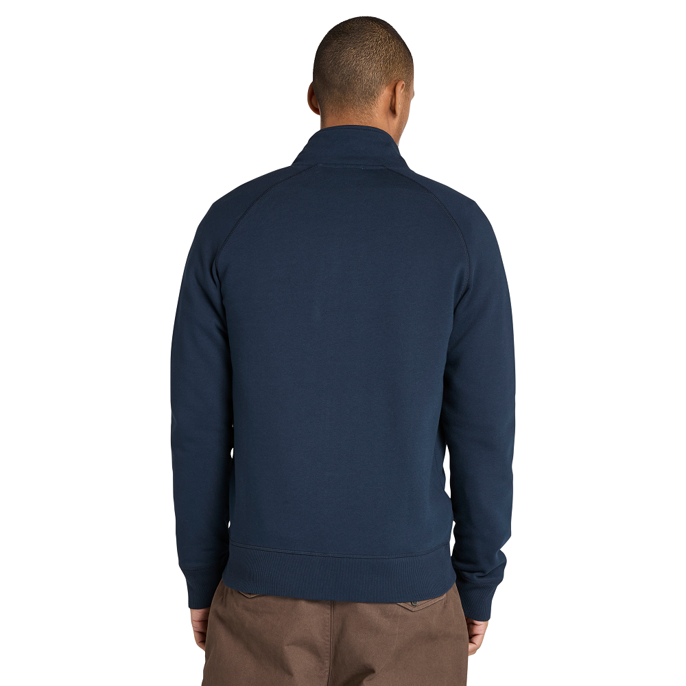 TIMBERLAND</br>Timberland Exeter River Brushed Back Full Zip Funnel Neck A5MDE-433 Ανδρική Ζακέτα Φούτερ Μπλε TIMBERLAND</br>Timberland Exeter River Brushed Back Full Zip Funnel Neck A5MDE-433 Ανδρική Ζακέτα Φούτερ Μπλε