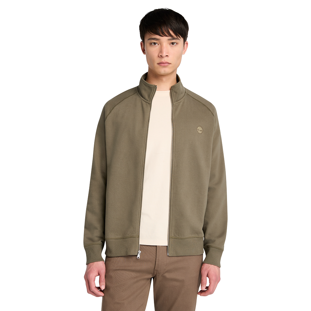TIMBERLAND</br>Timberland Exeter River Brushed Back Full Zip Funnel Neck A5MDE-A58 Ανδρική Ζακέτα Φούτερ Χακί TIMBERLAND</br>Timberland Exeter River Brushed Back Full Zip Funnel Neck A5MDE-A58 Ανδρική Ζακέτα Φούτερ Χακί