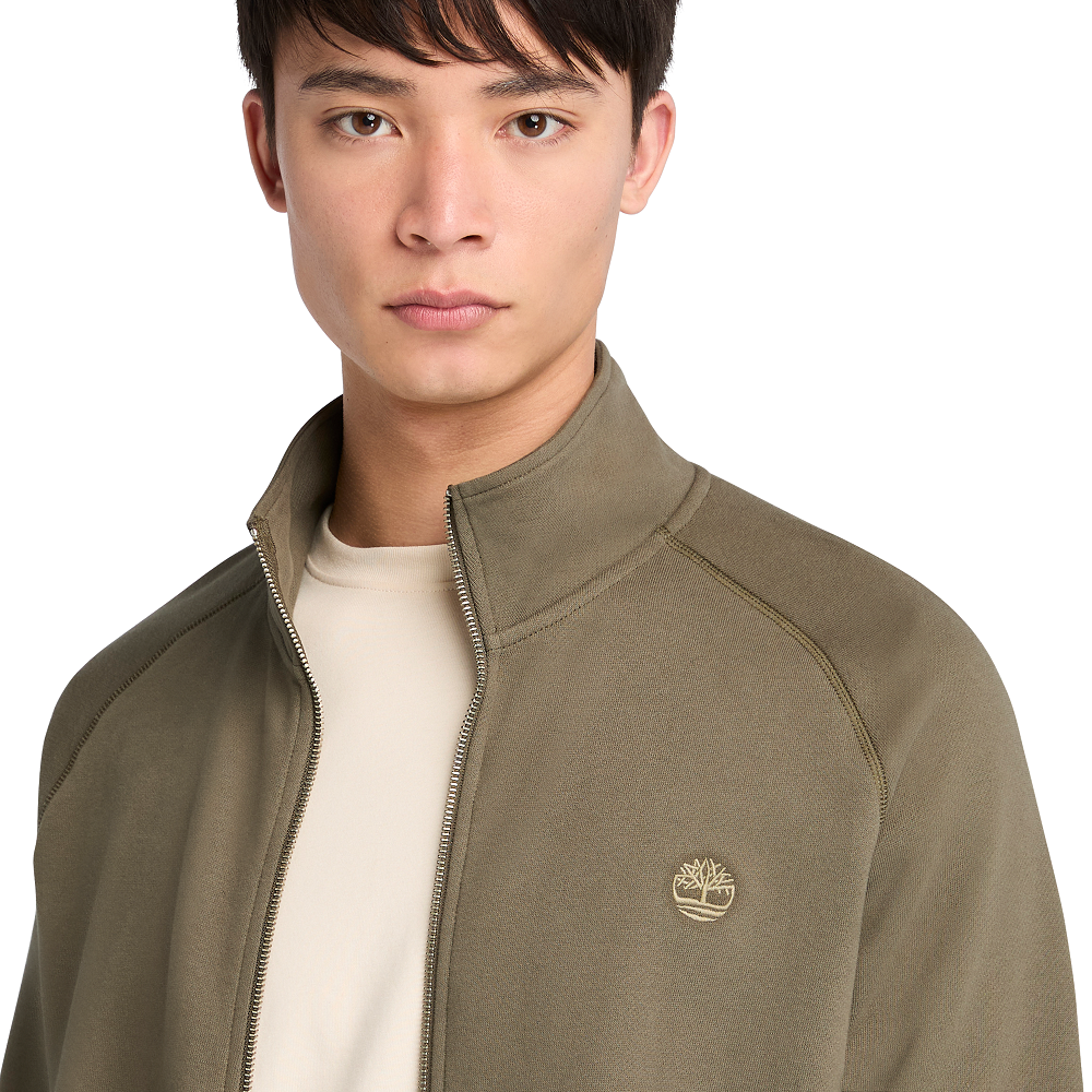 TIMBERLAND</br>Timberland Exeter River Brushed Back Full Zip Funnel Neck A5MDE-A58 Ανδρική Ζακέτα Φούτερ Χακί TIMBERLAND</br>Timberland Exeter River Brushed Back Full Zip Funnel Neck A5MDE-A58 Ανδρική Ζακέτα Φούτερ Χακί