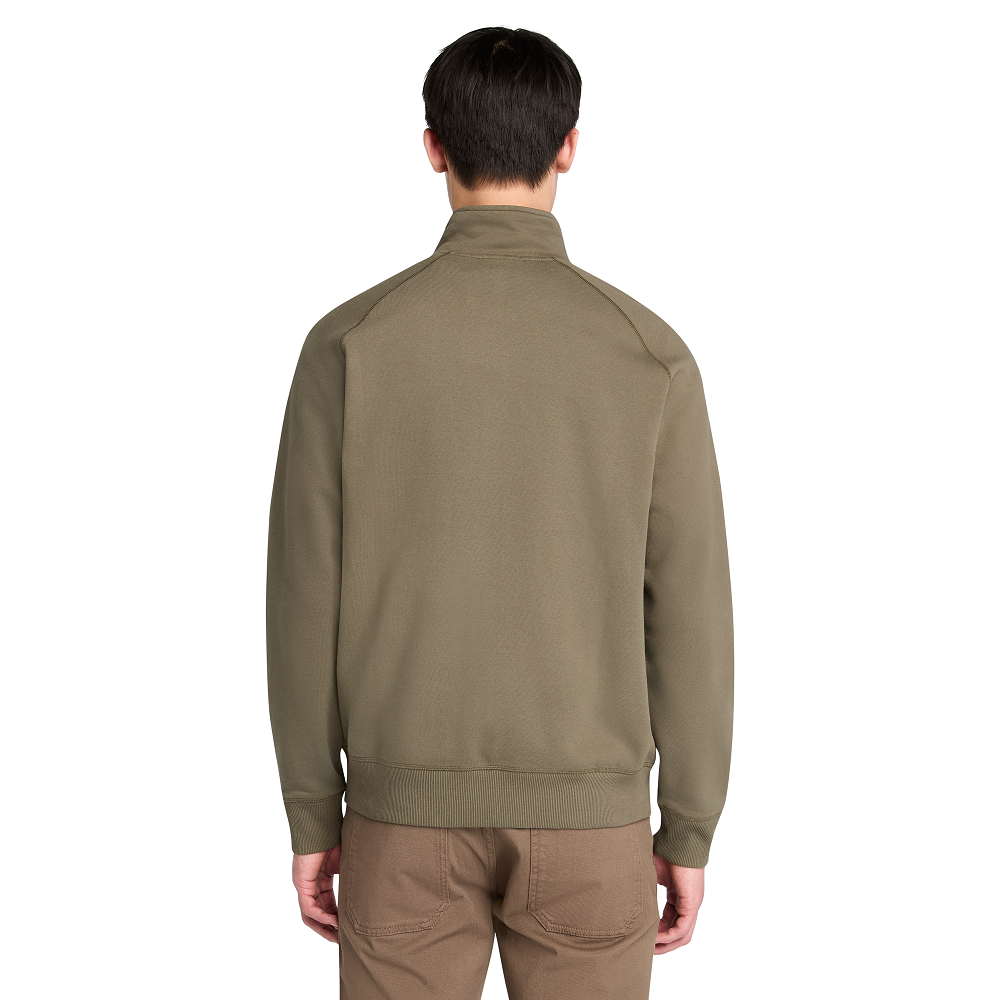 TIMBERLAND</br>Timberland Exeter River Brushed Back Full Zip Funnel Neck A5MDE-A58 Ανδρική Ζακέτα Φούτερ Χακί TIMBERLAND</br>Timberland Exeter River Brushed Back Full Zip Funnel Neck A5MDE-A58 Ανδρική Ζακέτα Φούτερ Χακί