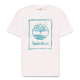 TIMBERLAND</br>Timberland SS Water Stack Logo Regular Tee A5MV4-100 Ανδρικό T-shirt Λευκό TIMBERLAND</br>Timberland SS Water Stack Logo Regular Tee A5MV4-100 Ανδρικό T-shirt Λευκό