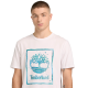 TIMBERLAND</br>Timberland SS Water Stack Logo Regular Tee A5MV4-100 Ανδρικό T-shirt Λευκό TIMBERLAND</br>Timberland SS Water Stack Logo Regular Tee A5MV4-100 Ανδρικό T-shirt Λευκό
