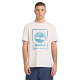 TIMBERLAND</br>Timberland SS Water Stack Logo Regular Tee A5MV4-100 Ανδρικό T-shirt Λευκό TIMBERLAND</br>Timberland SS Water Stack Logo Regular Tee A5MV4-100 Ανδρικό T-shirt Λευκό
