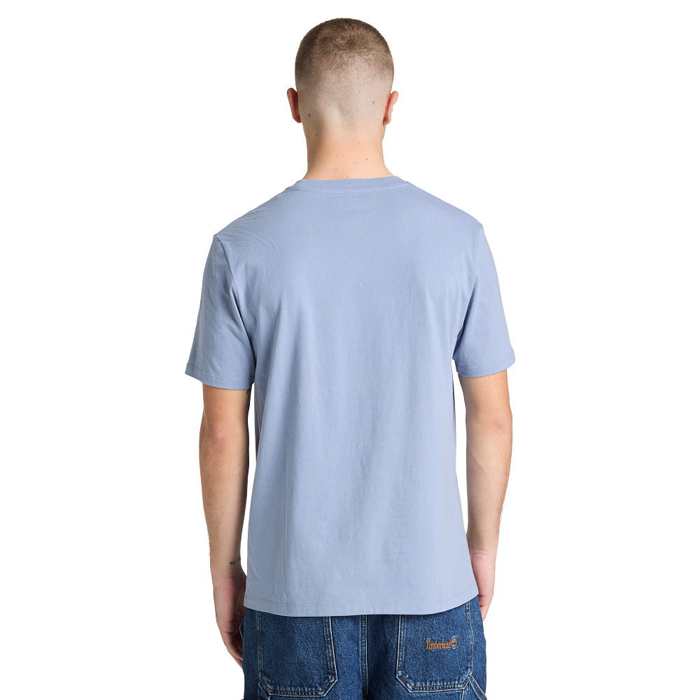 TIMBERLAND</br>Timberland SS Water Stack Logo Regular Tee A5MV4-B88 Ανδρικό T-shirt Γαλάζιο TIMBERLAND</br>Timberland SS Water Stack Logo Regular Tee A5MV4-B88 Ανδρικό T-shirt Γαλάζιο