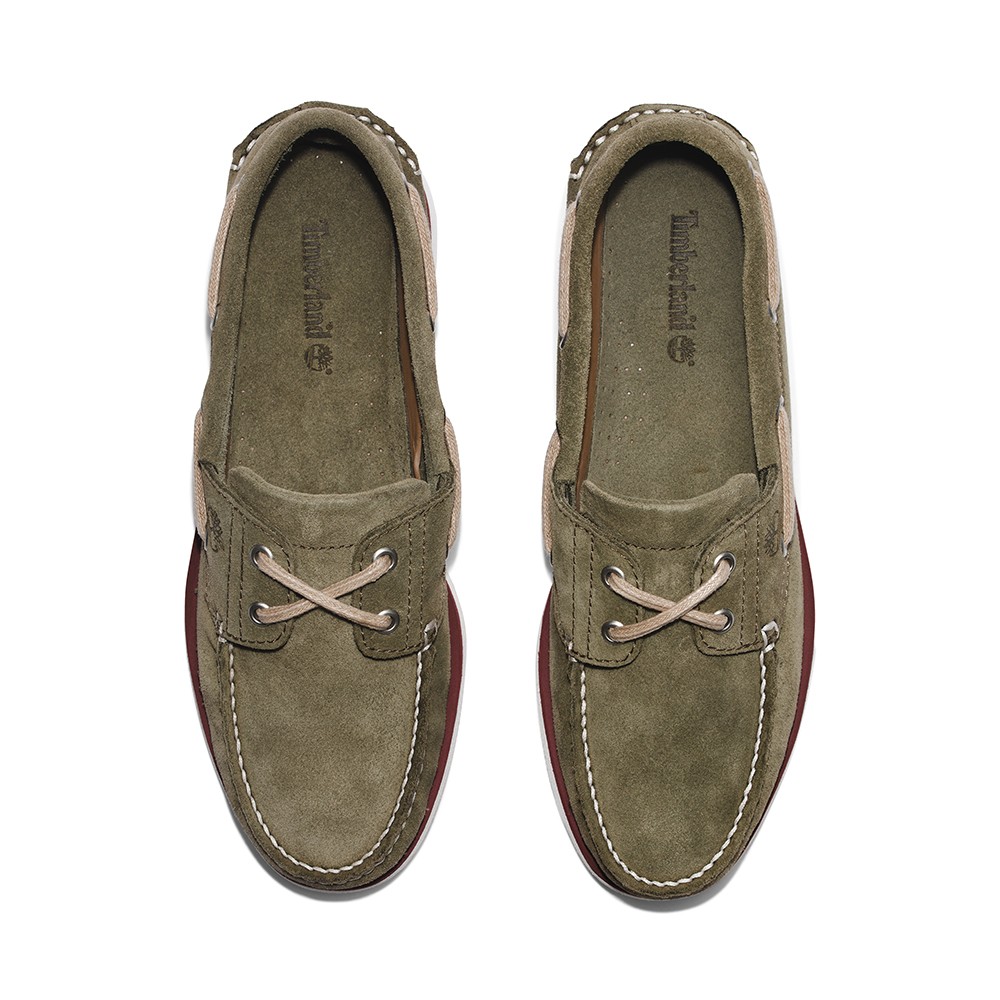 TIMBERLAND</br>Ανδρικά Boat-shoes/Ιστιοπλοϊκά Χακί Suede Classic Boat-shoe 2 Eye A5QSC-991 Timberland TIMBERLAND</br>Ανδρικά Boat-shoes/Ιστιοπλοϊκά Χακί Suede Classic Boat-shoe 2 Eye A5QSC-991 Timberland