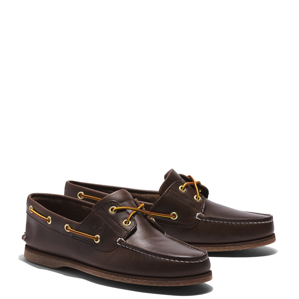 TIMBERLAND</br>Ανδρικά Boat-shoes/Ιστιοπλοϊκά Καφέ Δέρμα Classic Boat-shoe 2 Eye A5QSZ-968 Timberland TIMBERLAND</br>Ανδρικά Boat-shoes/Ιστιοπλοϊκά Καφέ Δέρμα Classic Boat-shoe 2 Eye A5QSZ-968 Timberland