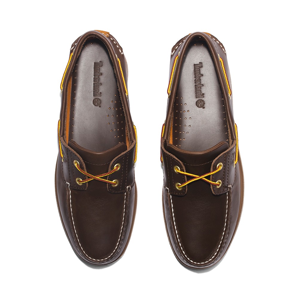 TIMBERLAND</br>Ανδρικά Boat-shoes/Ιστιοπλοϊκά Καφέ Δέρμα Classic Boat-shoe 2 Eye A5QSZ-968 Timberland TIMBERLAND</br>Ανδρικά Boat-shoes/Ιστιοπλοϊκά Καφέ Δέρμα Classic Boat-shoe 2 Eye A5QSZ-968 Timberland