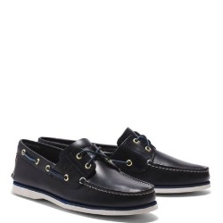 Ανδρικά Boat-shoes/Ιστιοπλοϊκά Μπλε Δέρμα Classic Boat-shoe 2 Eye A5QU8-019 Timberland