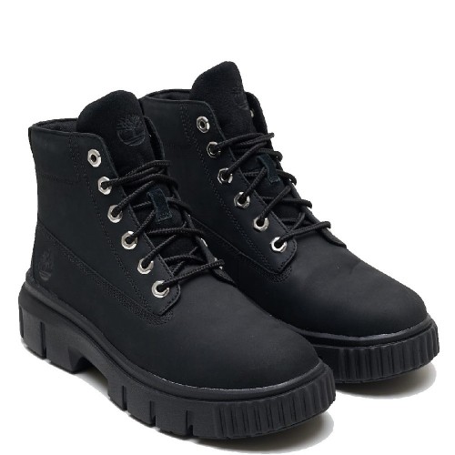 Timberland Greyfield Mid Lace Up A5RNG-001 Γυναικεία Μποτάκια Μαύρο Δέρμα Timberland Greyfield Mid Lace Up A5RNG-001 Γυναικεία Μποτάκια Μαύρο Δέρμα