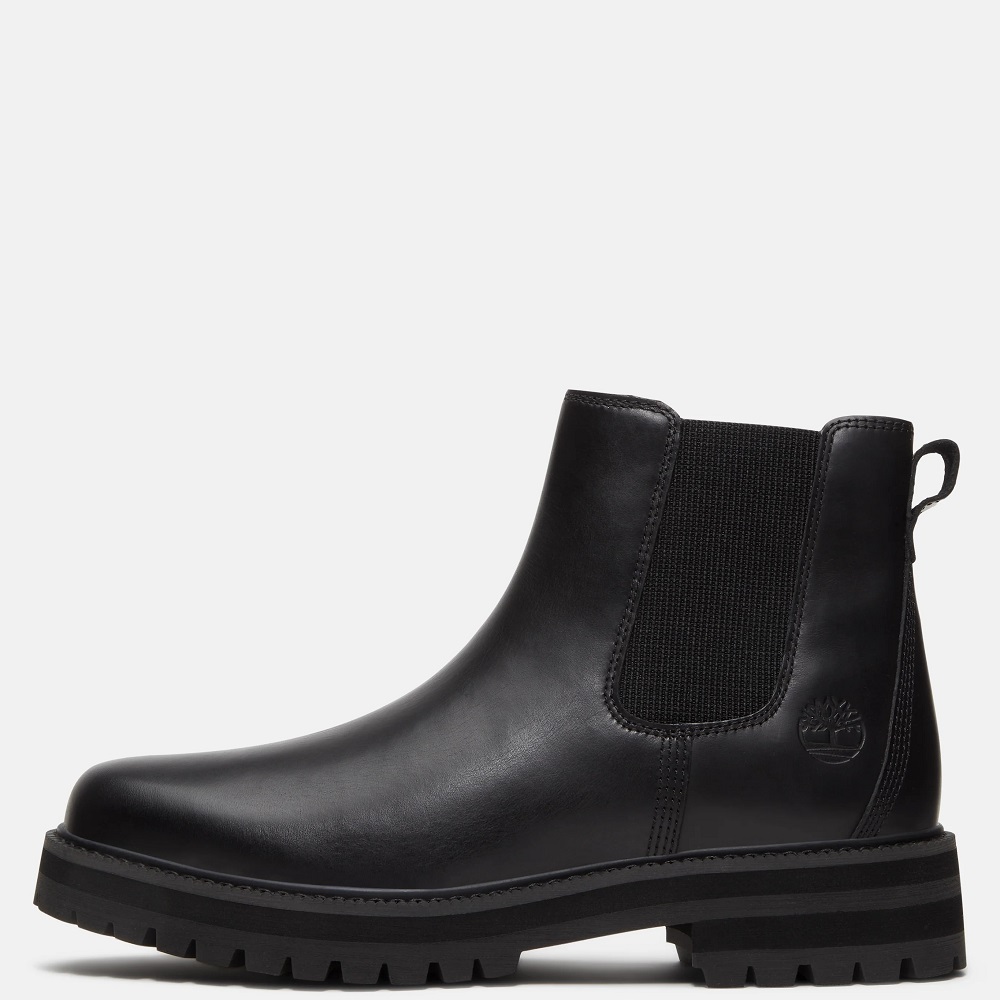 TIMBERLAND</br>Timberland Britton Drive Mid Chelsea Boot A5RRD-W02 Ανδρικά Μποτάκια Μαύρο Δέρμα TIMBERLAND</br>Timberland Britton Drive Mid Chelsea Boot A5RRD-W02 Ανδρικά Μποτάκια Μαύρο Δέρμα