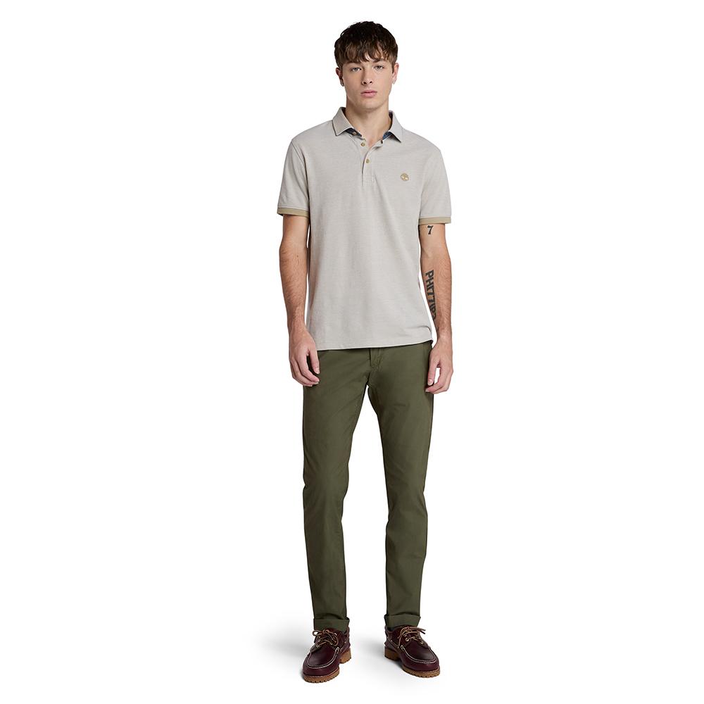 TIMBERLAND</br>Ανδρικό Παντελόνι Χακί Poplin Chino Pant Slim A5TUQ-A58 Timberland TIMBERLAND</br>Ανδρικό Παντελόνι Χακί Poplin Chino Pant Slim A5TUQ-A58 Timberland