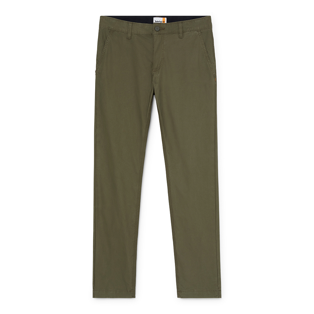 TIMBERLAND</br>Ανδρικό Παντελόνι Χακί Poplin Chino Pant Slim A5TUQ-A58 Timberland TIMBERLAND</br>Ανδρικό Παντελόνι Χακί Poplin Chino Pant Slim A5TUQ-A58 Timberland